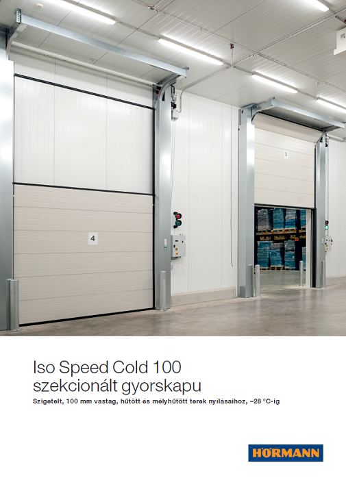 Iso Speed Cold 100 szekcionált gyorskapu 